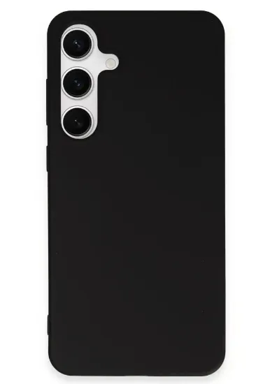 Newface Samsung Galaxy S24 Plus Kılıf First Silikon - Siyah resmi