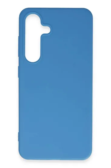 Newface Samsung Galaxy S24 Plus Kılıf First Silikon - Mavi resmi