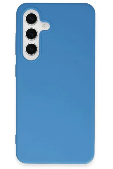 Newface Samsung Galaxy S24 Plus Kılıf First Silikon - Mavi resmi