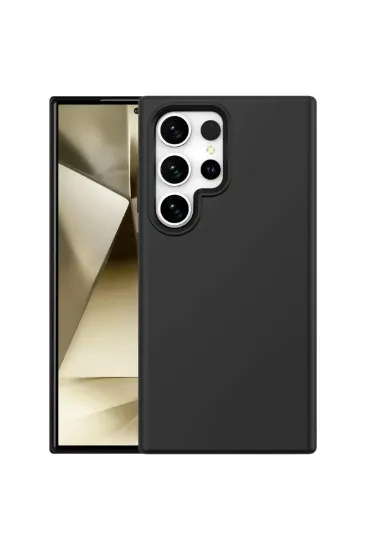 Newface Samsung Galaxy S24 Ultra Kılıf First Silikon - Siyah resmi