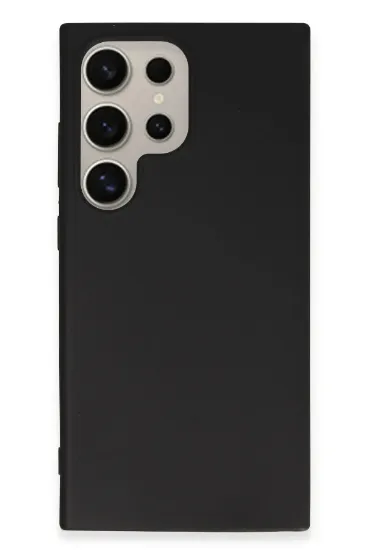Newface Samsung Galaxy S24 Ultra Kılıf First Silikon - Siyah resmi
