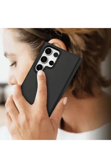 Newface Samsung Galaxy S24 Ultra Kılıf First Silikon - Lacivert resmi