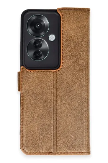 Newface Oppo Reno 11F Kılıf Trend S Plus Kapaklı Kılıf - Taba resmi