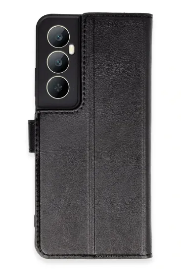 Newface Realme C65 Kılıf Trend S Plus Kapaklı Kılıf - Siyah resmi