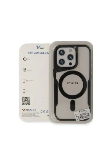 Newface iPhone 16 Plus Kılıf Boyi Magsafe Silikon Kapak - Siyah resmi