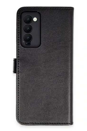Newface Tecno Camon 18 Kılıf Trend S Plus Kapaklı Kılıf - Siyah resmi