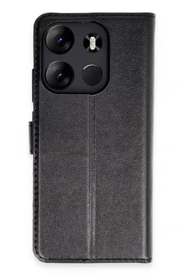 Newface Tecno Spark Go 2023 Kılıf Trend S Plus Kapaklı Kılıf - Siyah resmi