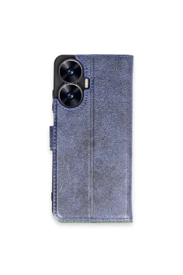 Newface Realme C55 Kılıf Trend S Plus Kapaklı Kılıf - Lacivert resmi
