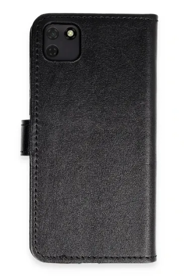 Newface Huawei Y5P Kılıf Trend S Plus Kapaklı Kılıf - Siyah resmi