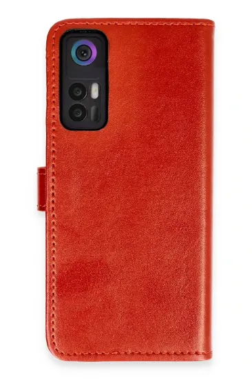 Newface TCL 30 Kılıf Trend S Plus Kapaklı Kılıf - Kırmızı resmi