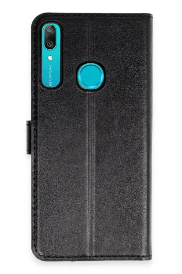 Newface Huawei Y6 Prime Kılıf Trend S Plus Kapaklı Kılıf - Siyah resmi