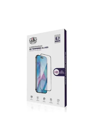 Newface iPhone 15 Pro Max Bilvis 0.18mm Plus Cam Ekran Koruyucu resmi
