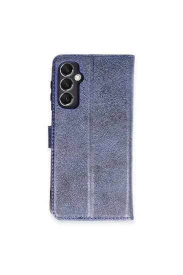 Newface Samsung Galaxy M34 5G Kılıf Trend S Plus Kapaklı Kılıf - Lacivert resmi