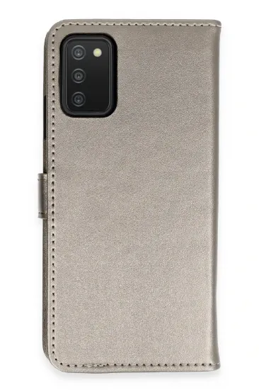 Newface Samsung Galaxy A03S Kılıf Trend S Plus Kapaklı Kılıf - Titan Gri resmi