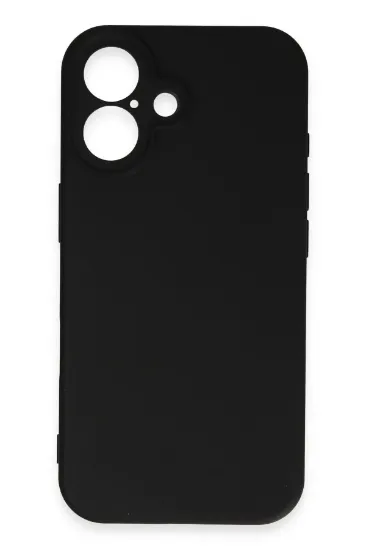Newface iPhone 16 Kılıf First Silikon - Siyah resmi
