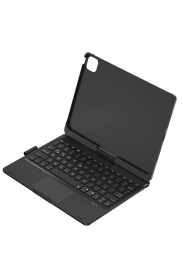 Newface iPad Pro 11 (2024) F11 ATS Kılıf Magic Dönen Klavyeli Tablet Kılıf - Siyah resmi