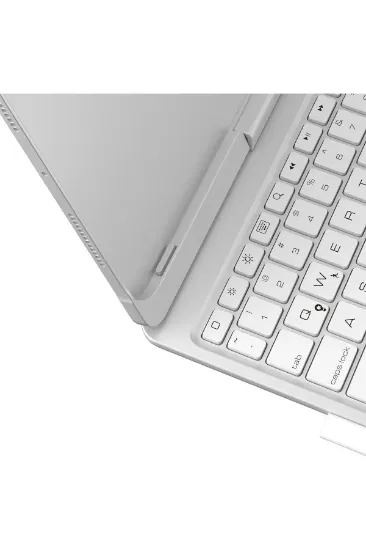 Newface iPad Pro 11 (2024) F11 ATS Kılıf Magic Dönen Klavyeli Tablet Kılıf - Gümüş resmi