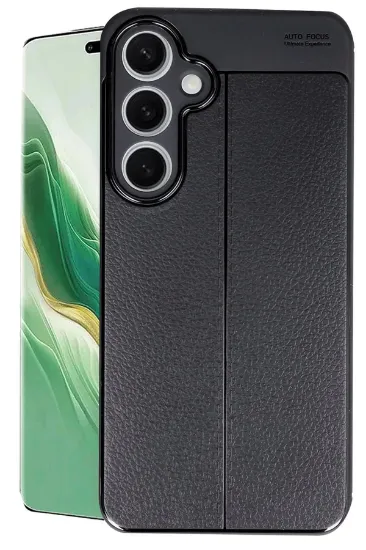 Newface Samsung Galaxy S24 FE Kılıf Auto Focus Kapak - Siyah resmi