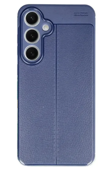 Newface Samsung Galaxy S24 FE Kılıf Auto Focus Kapak - Lacivert resmi
