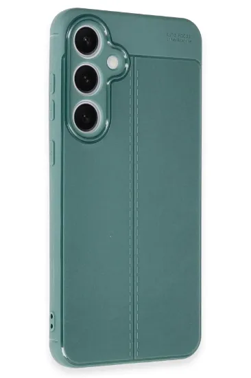 Newface Samsung Galaxy S24 FE Kılıf Auto Focus Kapak - Koyu Yeşil resmi