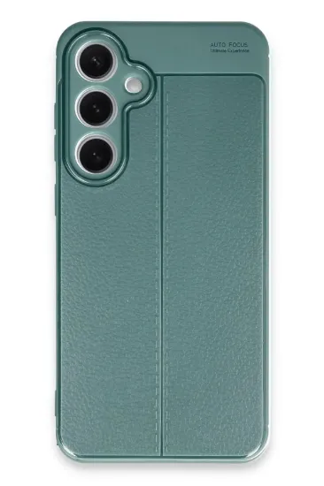 Newface Samsung Galaxy S24 FE Kılıf Auto Focus Kapak - Koyu Yeşil resmi