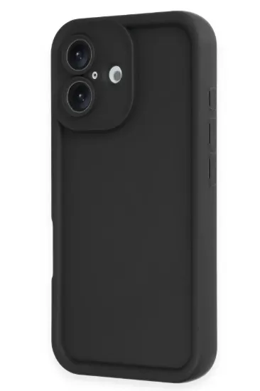 Newface iPhone 16 Kılıf Viera Silikon - Siyah resmi
