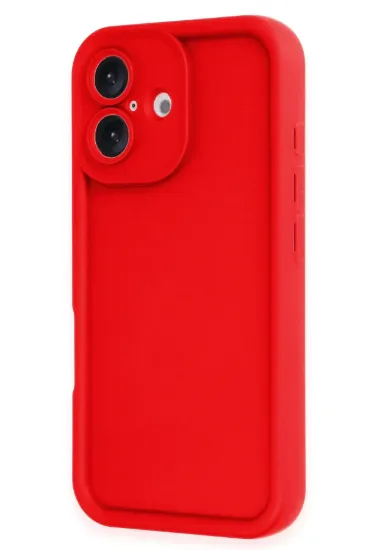 Newface iPhone 16 Kılıf Viera Silikon - Kırmızı resmi