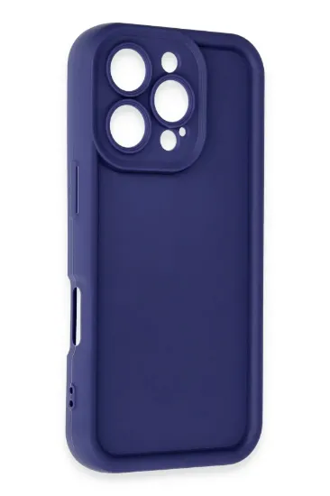 Newface iPhone 16 Pro Kılıf Viera Silikon - Lacivert resmi