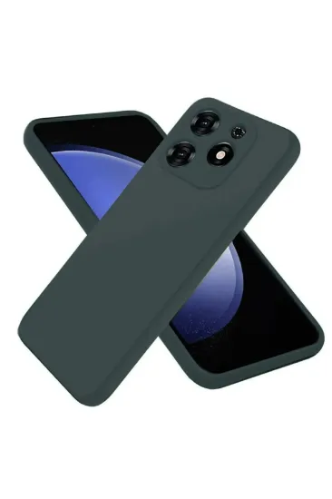 Newface Tecno Spark Go 2024 Kılıf First Silikon - Koyu Yeşil resmi