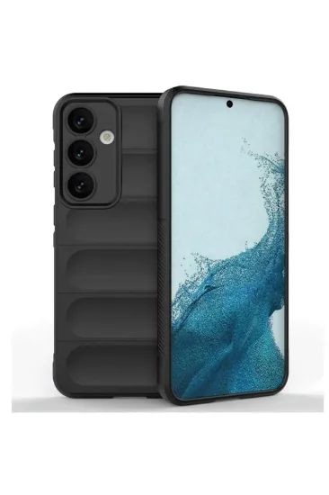 Newface Samsung Galaxy S24 FE Kılıf Optimum Silikon - Siyah resmi