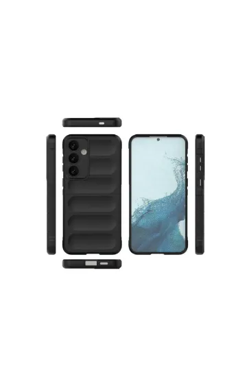 Newface Samsung Galaxy S24 FE Kılıf Optimum Silikon - Siyah resmi