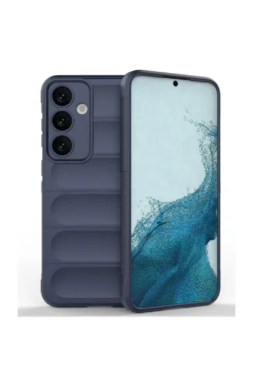 Newface Samsung Galaxy S24 FE Kılıf Optimum Silikon - Lacivert resmi