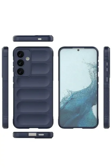 Newface Samsung Galaxy S24 FE Kılıf Optimum Silikon - Lacivert resmi