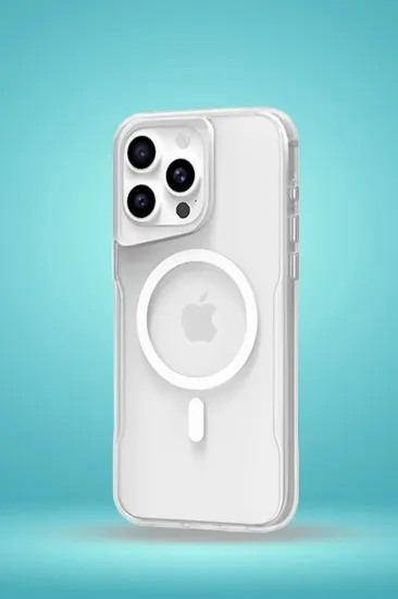 Newface iPhone 16 Plus Kılıf PC Poso Magsafe Kapak - Şeffaf resmi
