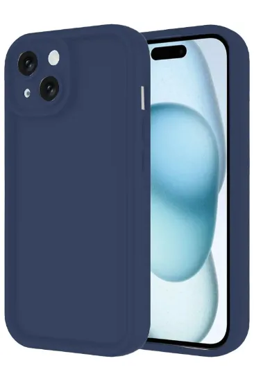 Newface iPhone 14 Kılıf Viera Silikon - Lacivert resmi