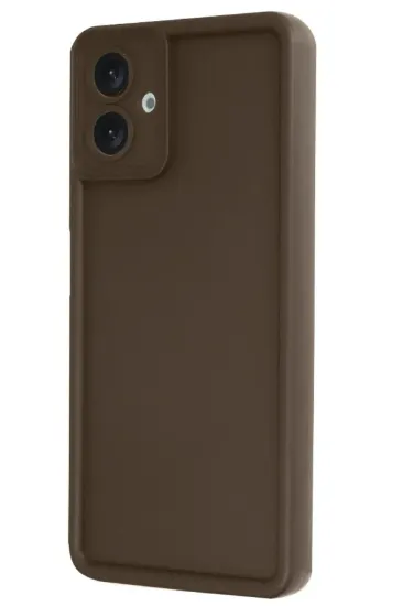 Newface Samsung Galaxy A06 Kılıf Viera Silikon - Kahverengi resmi