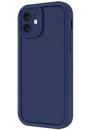 Newface iPhone 11 Kılıf Viera Silikon - Lacivert resmi