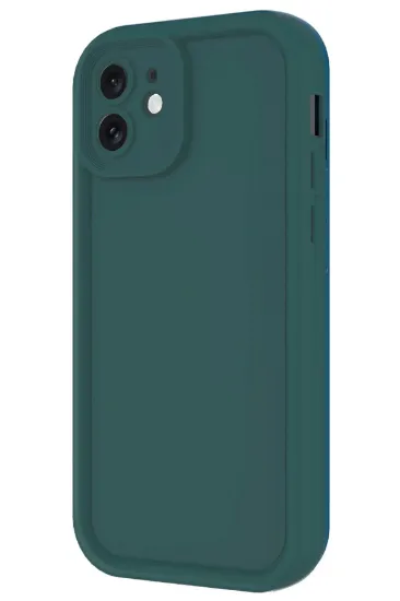 Newface iPhone 11 Kılıf Viera Silikon - Koyu Yeşil resmi