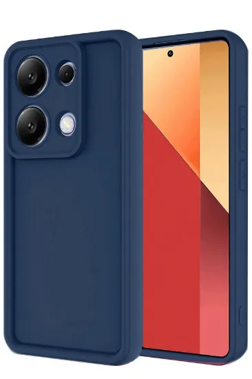 Newface Xiaomi Redmi Note 13 Pro 4G Kılıf Viera Silikon - Lacivert resmi