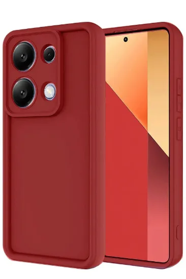 Newface Xiaomi Redmi Note 13 Pro 4G Kılıf Viera Silikon - Kırmızı resmi
