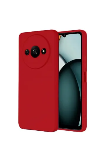 Newface Realme C61 Kılıf First Silikon - Kırmızı resmi