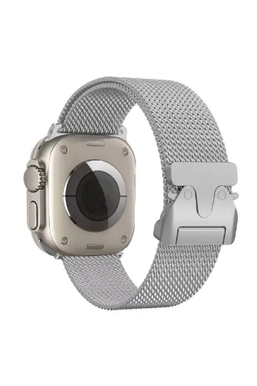Newface Apple Watch 42mm Milano Metal Kordon - Yıldız Işığı resmi