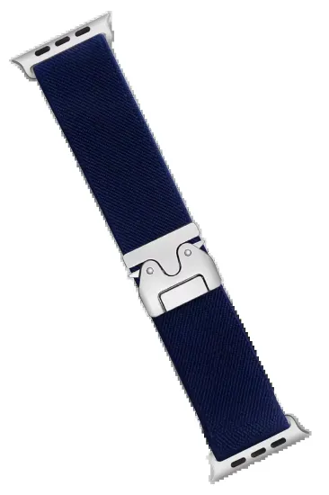 Newface Apple Watch 42mm Forest Kumaş Kordon - Lacivert resmi