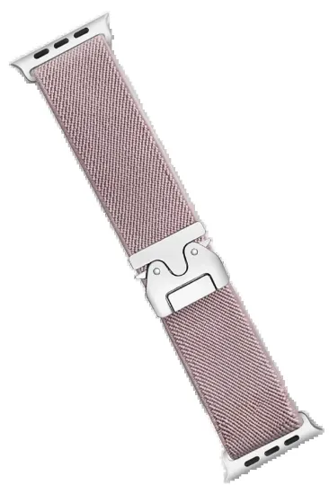 Newface Apple Watch 42mm Forest Kumaş Kordon - Lila resmi