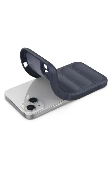 Newface iPhone 16 Plus Kılıf Optimum Silikon - Lacivert resmi