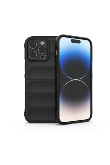 Newface iPhone 16 Pro Kılıf Optimum Silikon - Siyah resmi