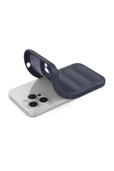 Newface iPhone 16 Pro Max Kılıf Optimum Silikon - Lacivert resmi