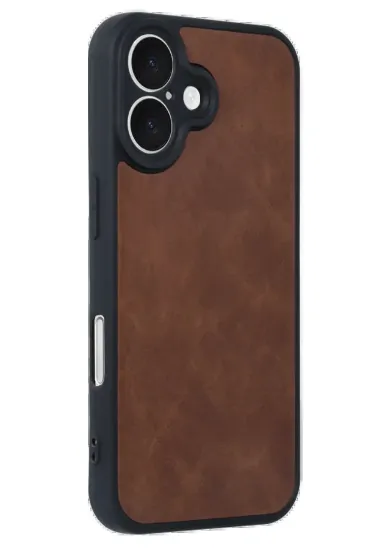 Newface iPhone 16 Kılıf Aras Deri Kapak - Taba resmi