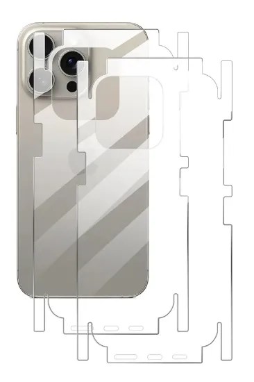 Newface iPhone 16 Pro Max 360 Full Body Arka Koruyucu resmi