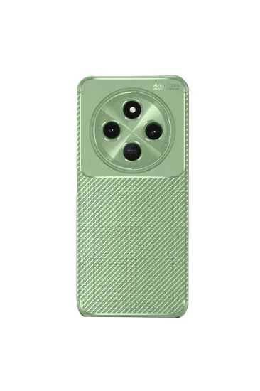 Newface Xiaomi Redmi 14C Kılıf Auto Focus Karbon Kapak - Su Yeşili resmi